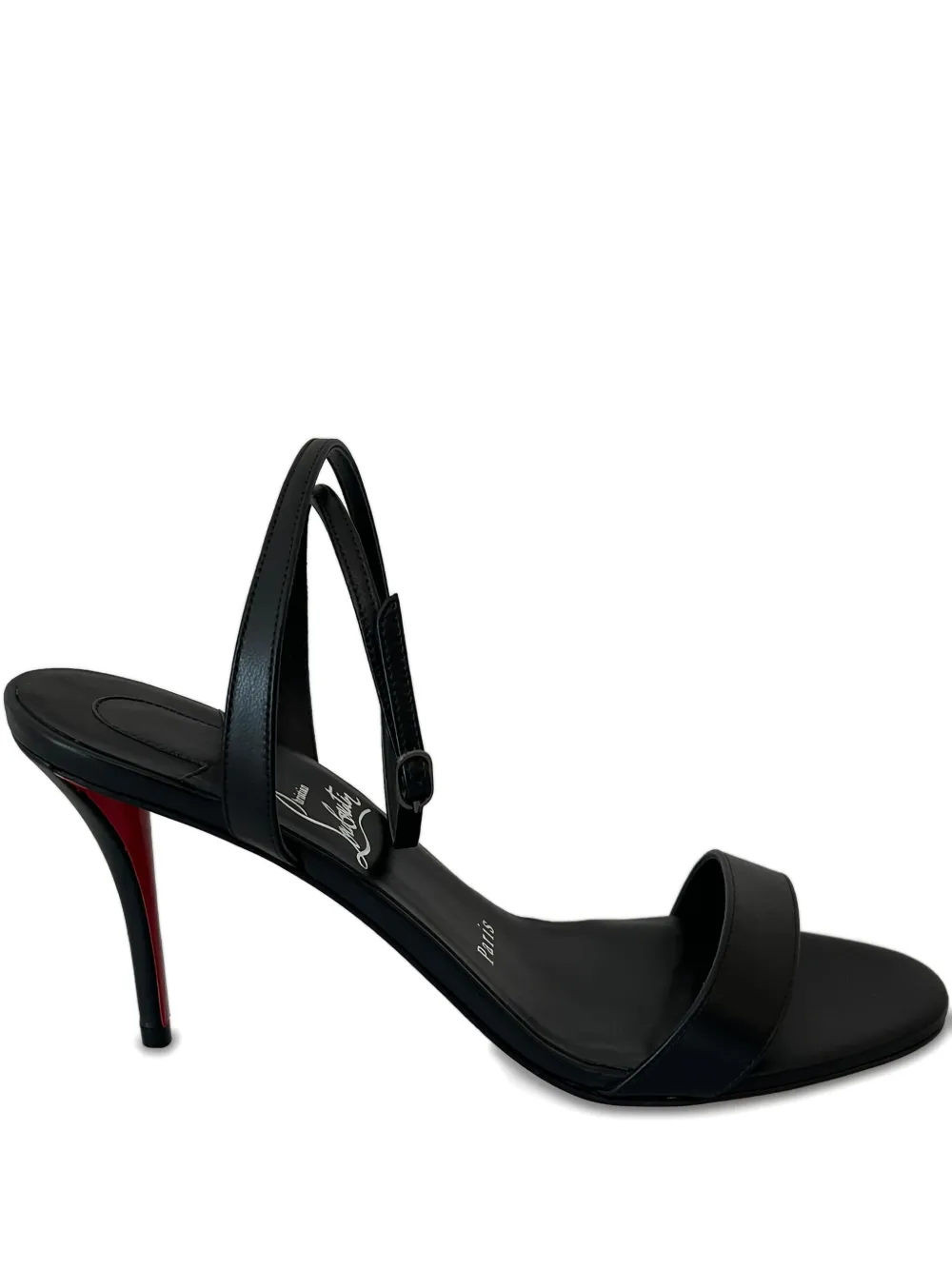Christian Louboutin 80mm Miss Z leather heeled sandals | Black | Image 1