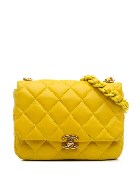 CHANEL Pre-Owned 2021-2025 Small Quilted Lambskin Candy Chain Flap crossbody bag