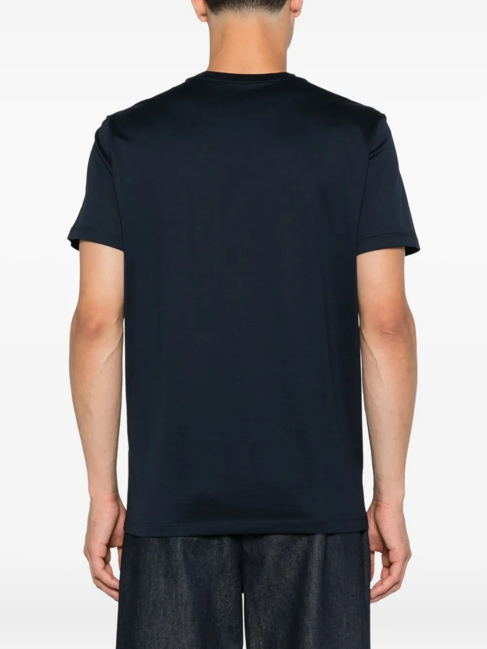 Moncler T-shirt met logopatch Blauw