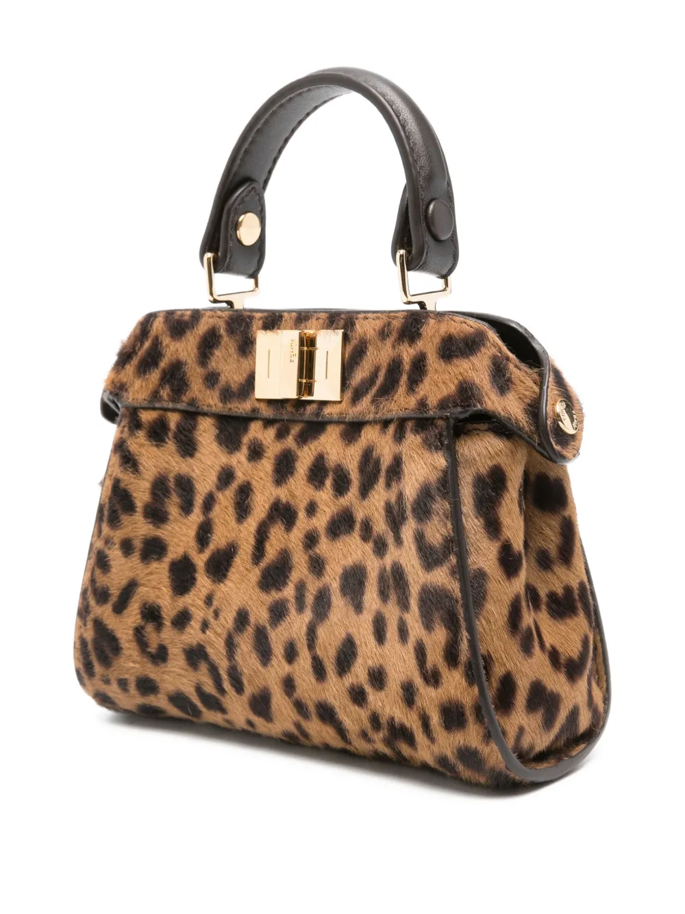 FENDI Peekaboo kleine tas Bruin