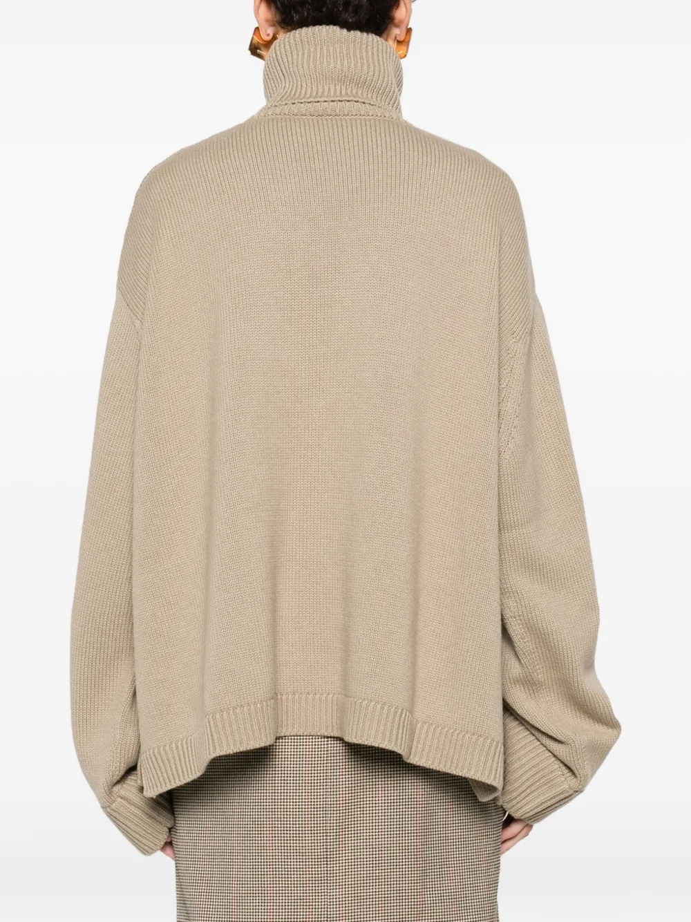 The Frankie Shop Rhea Sweater In Brown