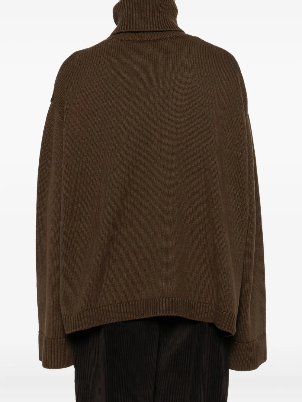 The Frankie Shop Pullover Mit Rollkragen In Brown