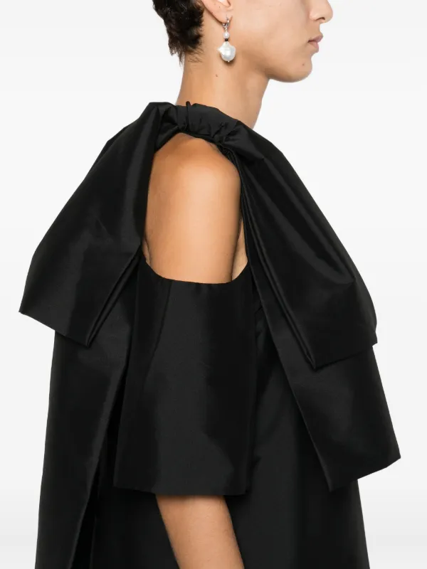 bernadette dress black BERNADETTE Edie Off-the-shoulder Crepe Maxi Dress - Women - Black Dresses