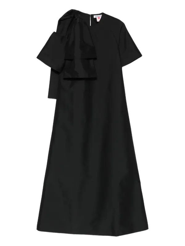 bernadette black dress Hyacinth House Beaded Bows Bernadette Mini Dress Black / S main image 1