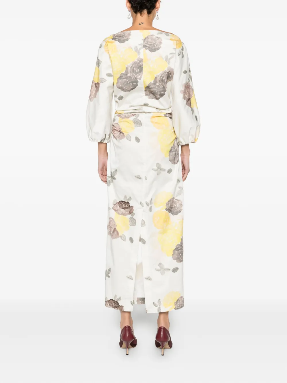 Bernadette Ezra jurk Wit