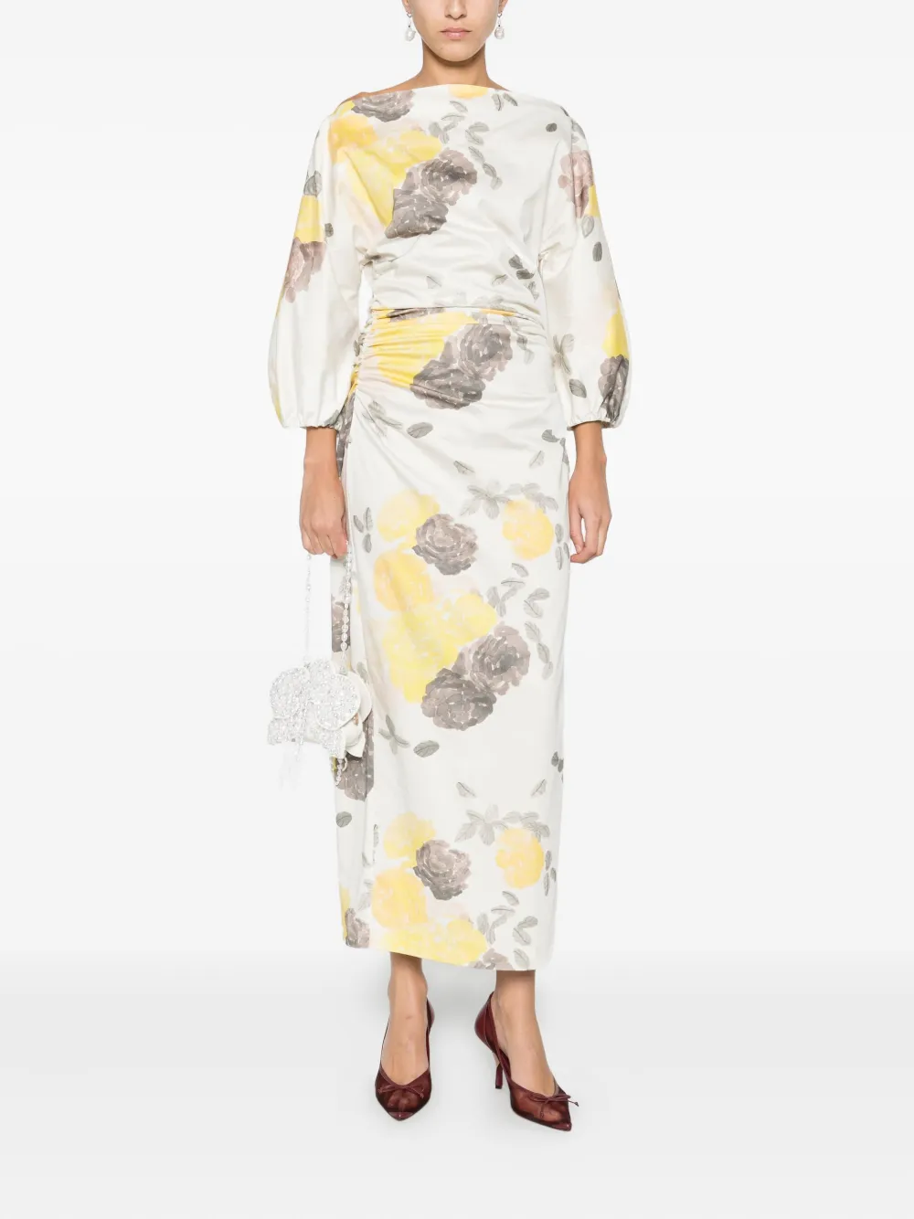 Bernadette Ezra dress - Wit