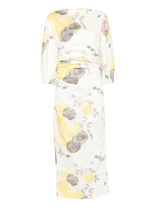 Bernadette Ezra Dress in White