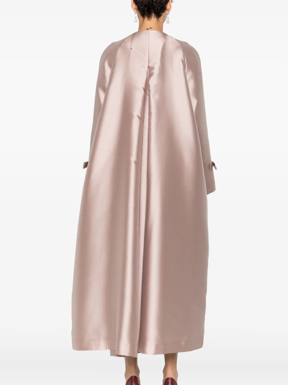 Bernadette David Midi Coat In Pink