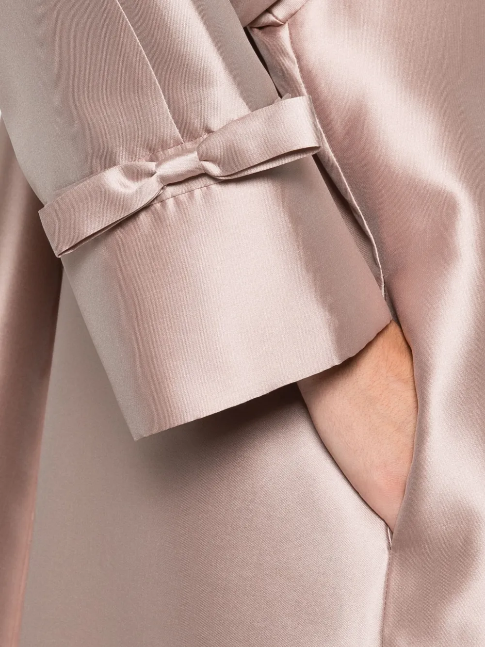 Bernadette David Midi Coat In Pink