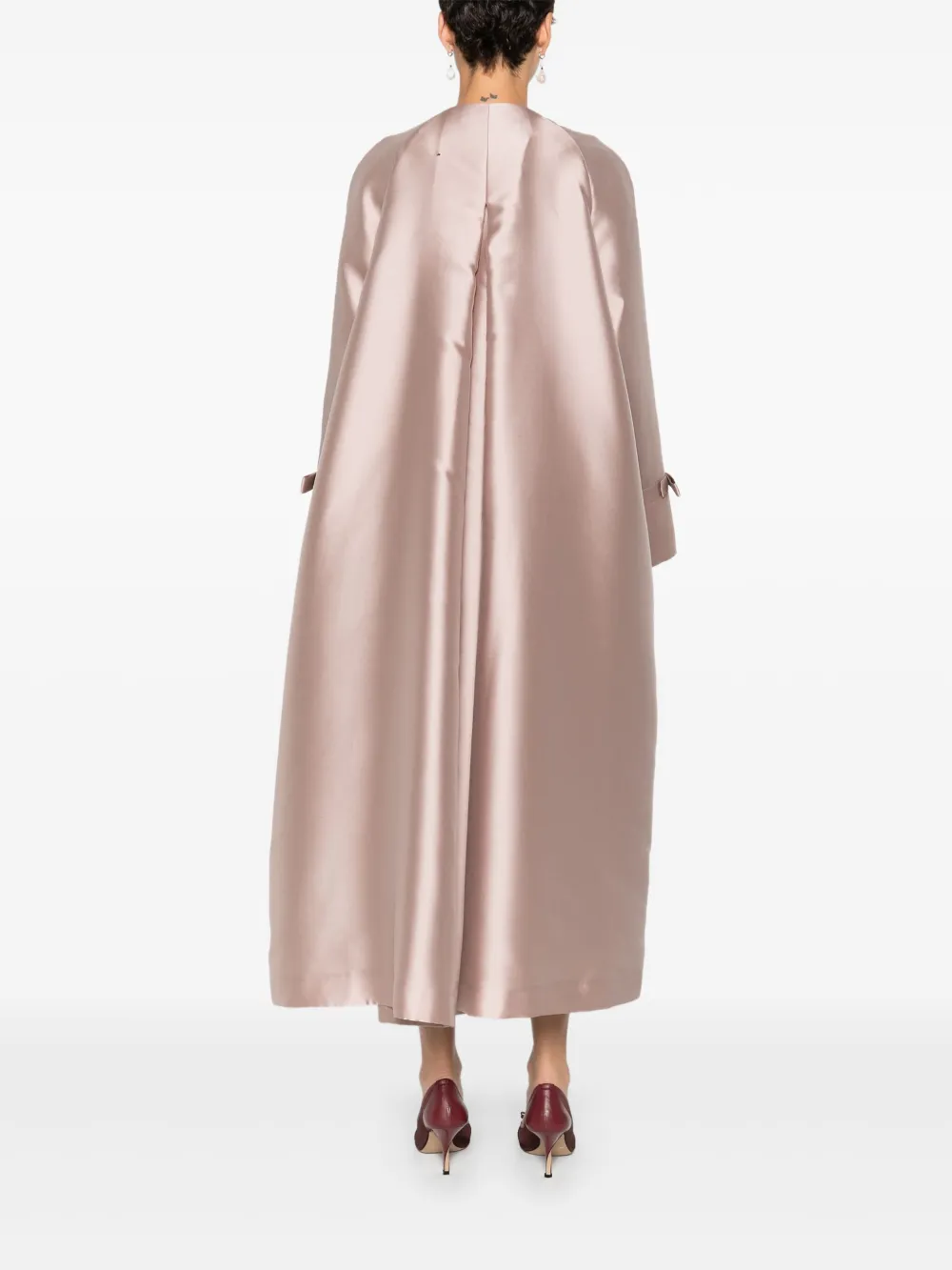 Bernadette David midi-jas Roze