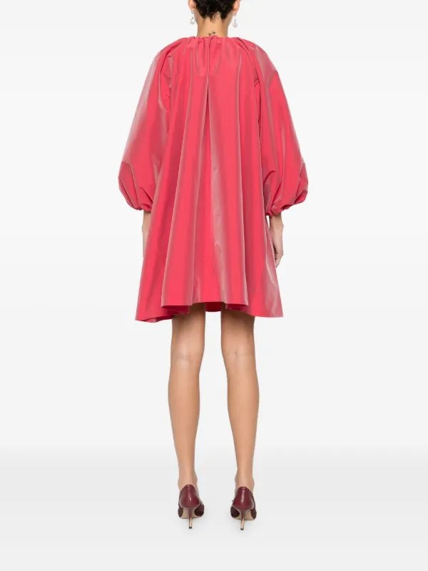strapless open back dress Nur Karaata Bernadette Mini Dress