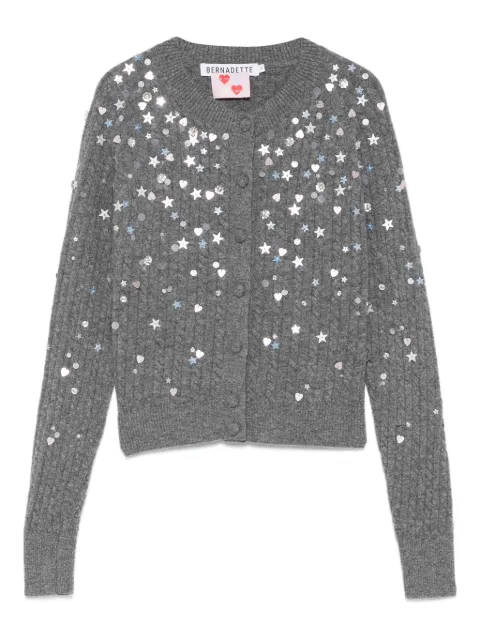 Bernadette cardigan en maille torsadée