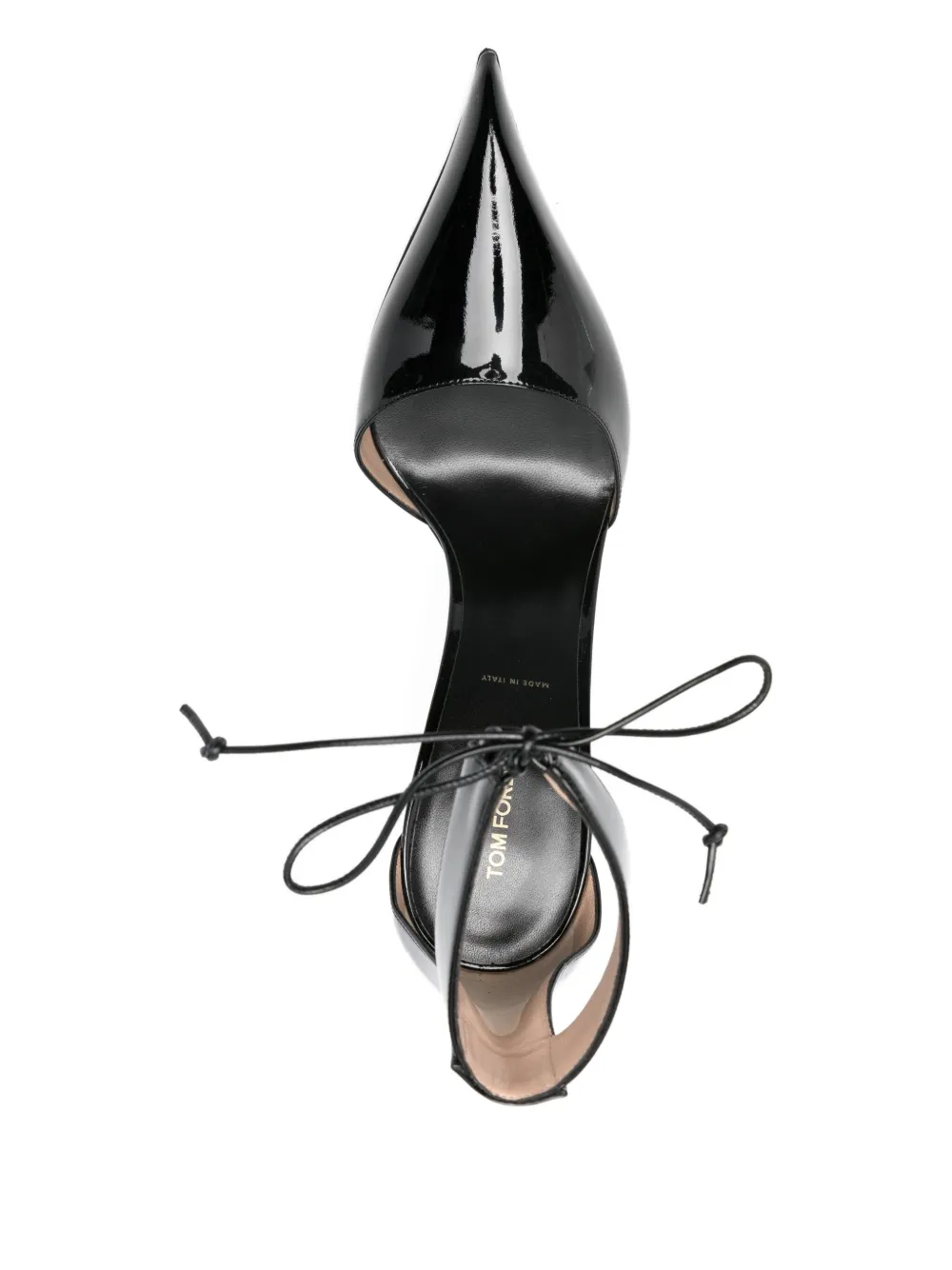 TOM FORD 105mm patent leather pumps Black