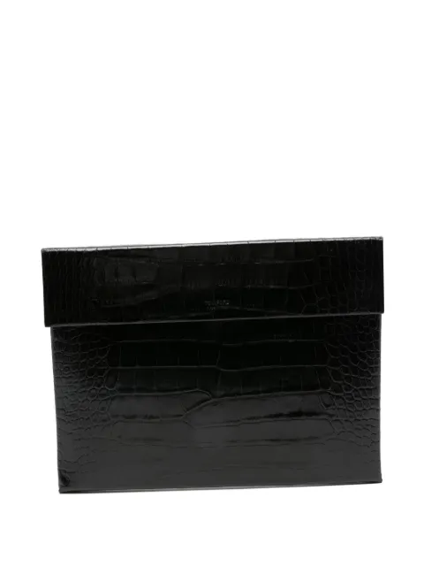 TOM FORD portefeuille à effet peau de crocodile