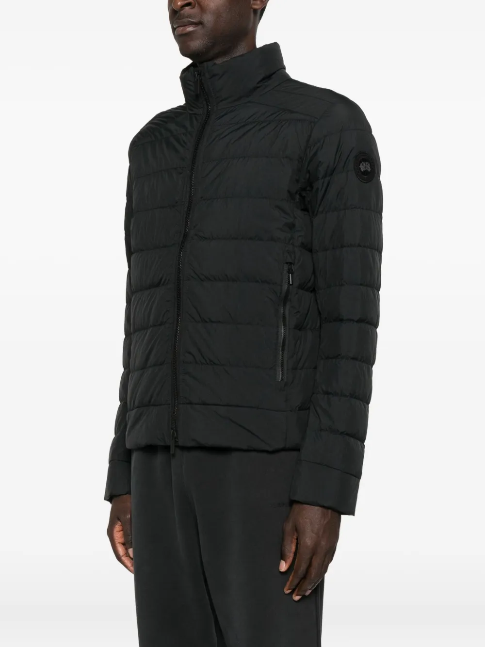 Canada Goose Crofton Quilted Zip-front Jacket In Black