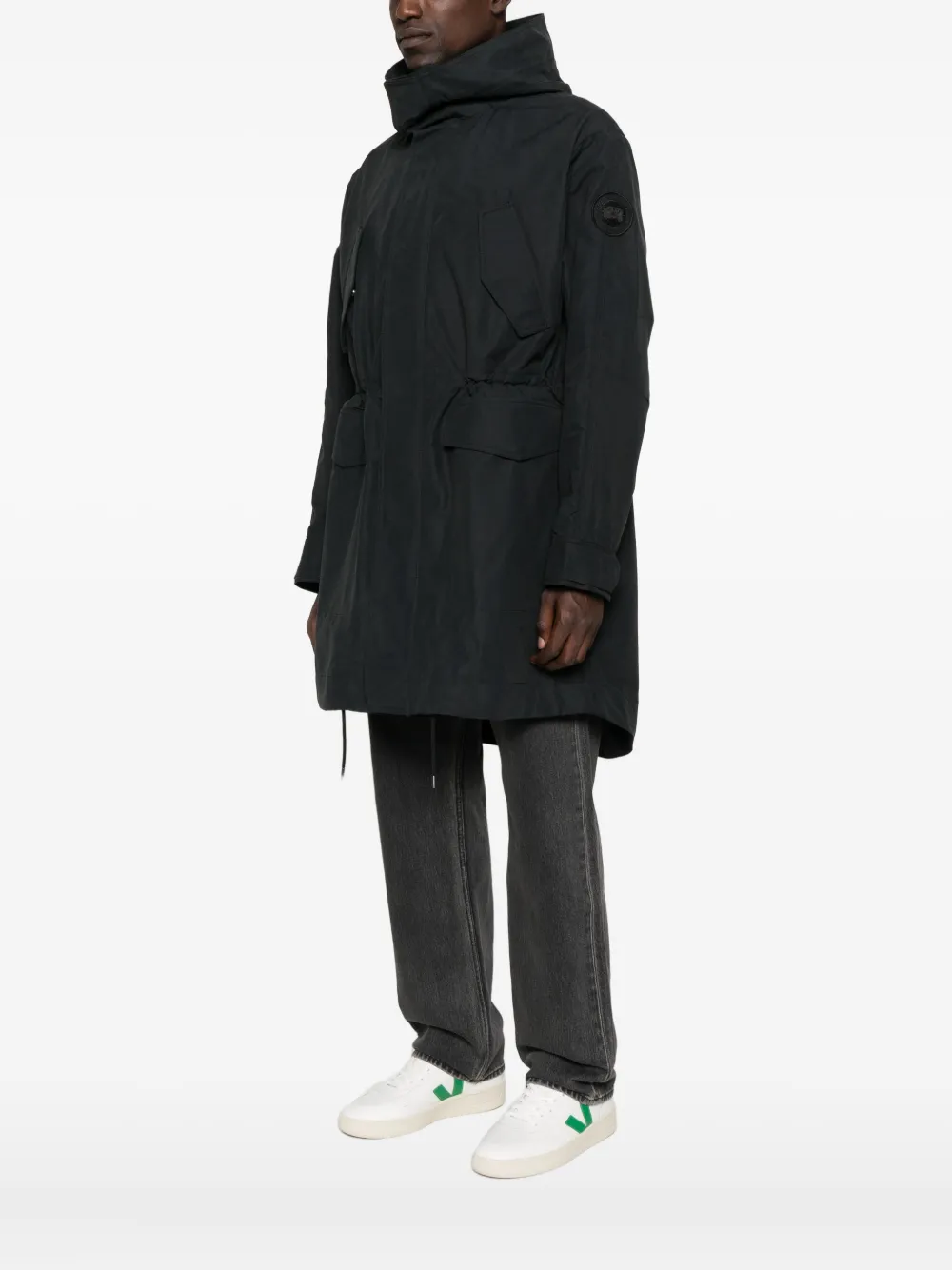 Canada Goose Harrison hooded parka Zwart