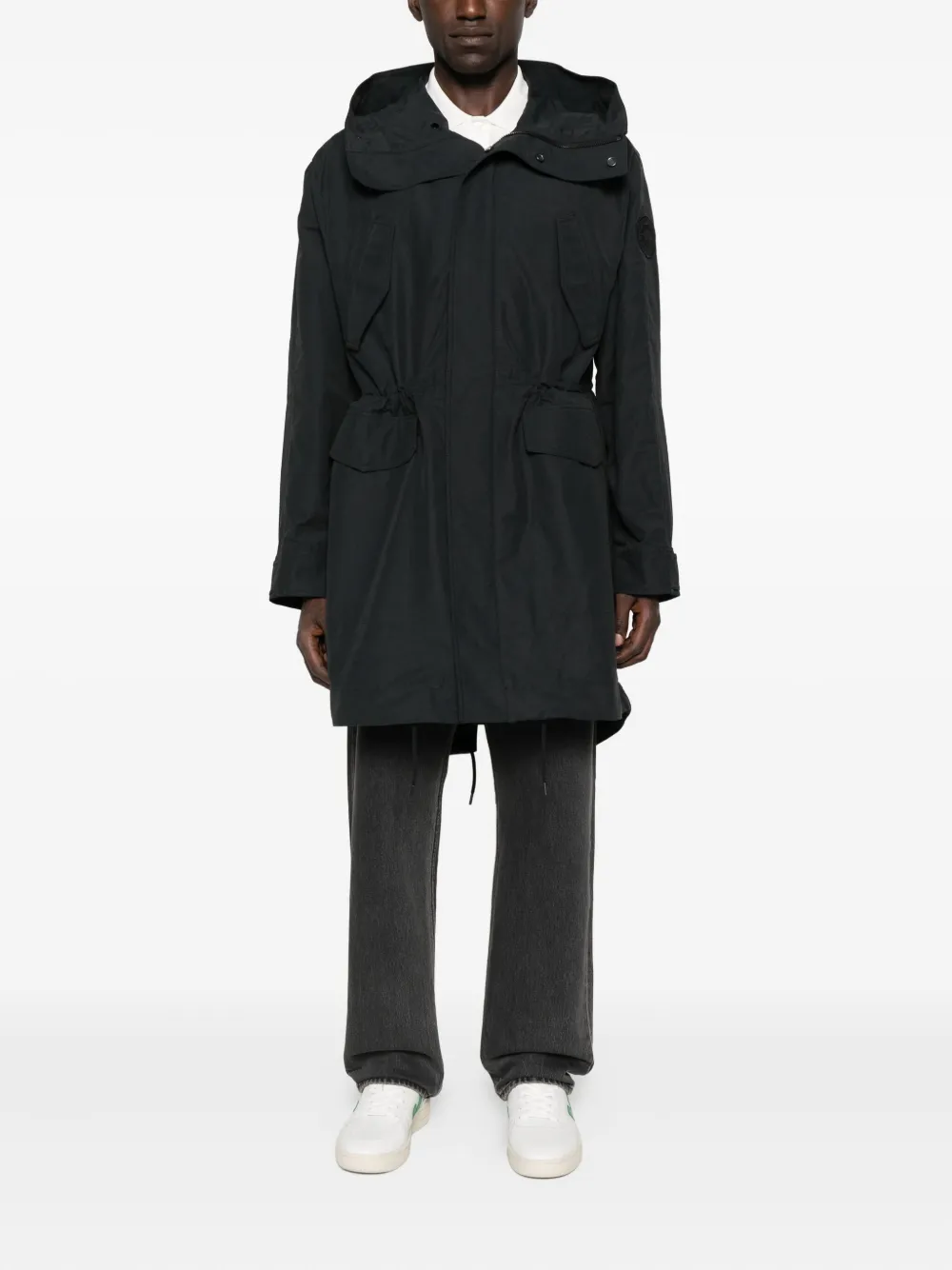 Canada Goose Harrison hooded parka Zwart