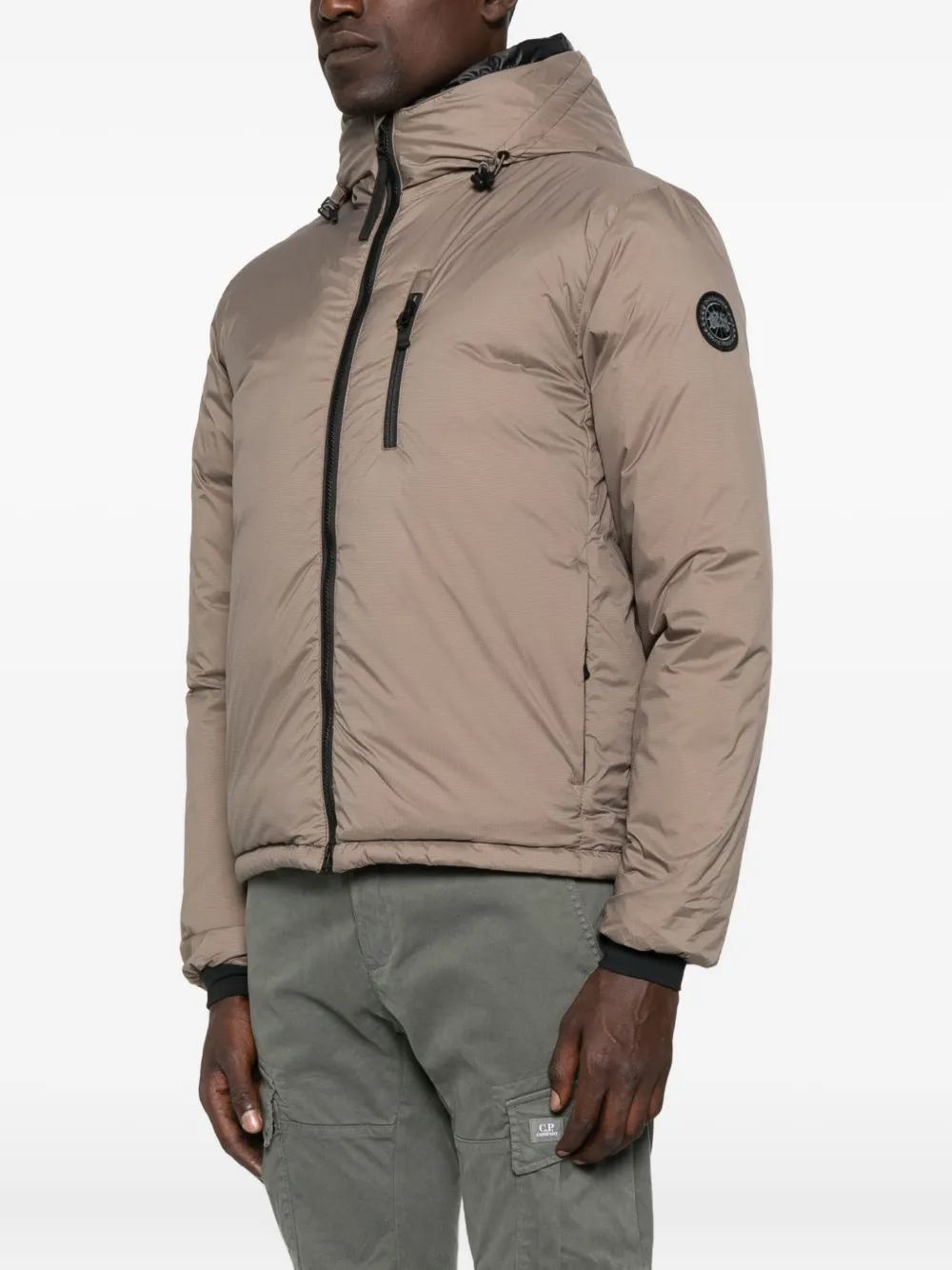 Canada Goose Lodge hooded zip-fastening jacket Bruin
