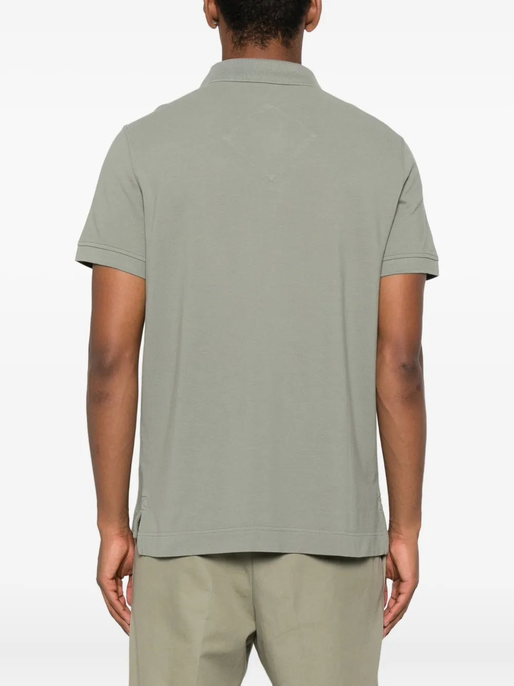 Canada Goose Beckley logo-patch polo shirt Groen