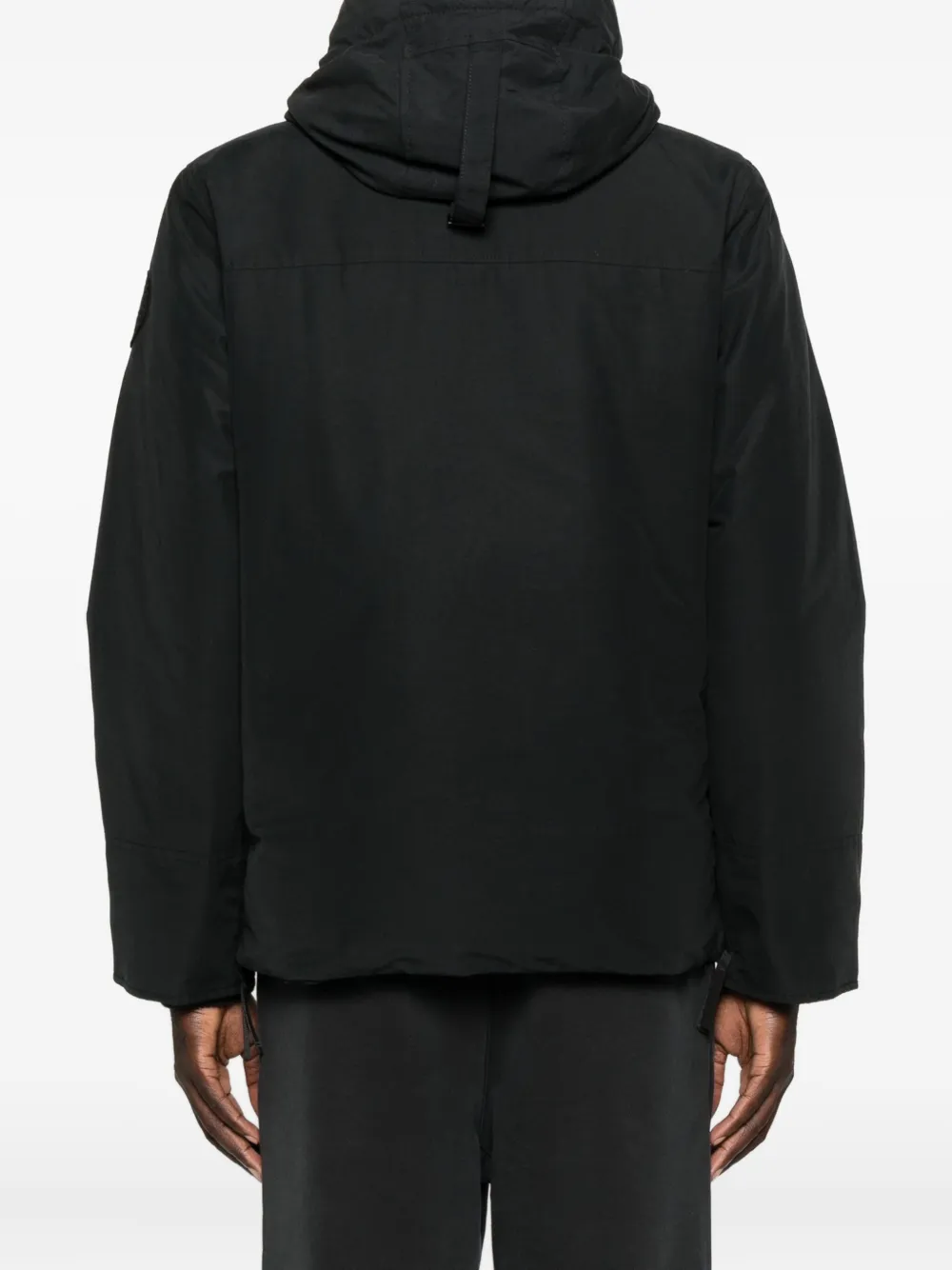Canada Goose Maitland Hooded Parka Coat In Black