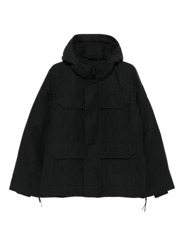 Canada Goose Maitland Hooded Parka Coat in Black