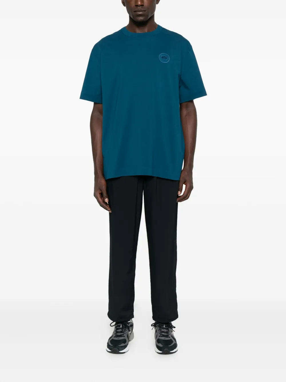Canada Goose Gladstone disc-embroidered T-shirt Blauw