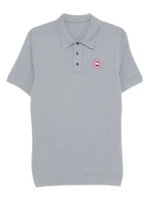 Canada Goose Beckley Cotton Polo Shirt | Blue | FARFETCH