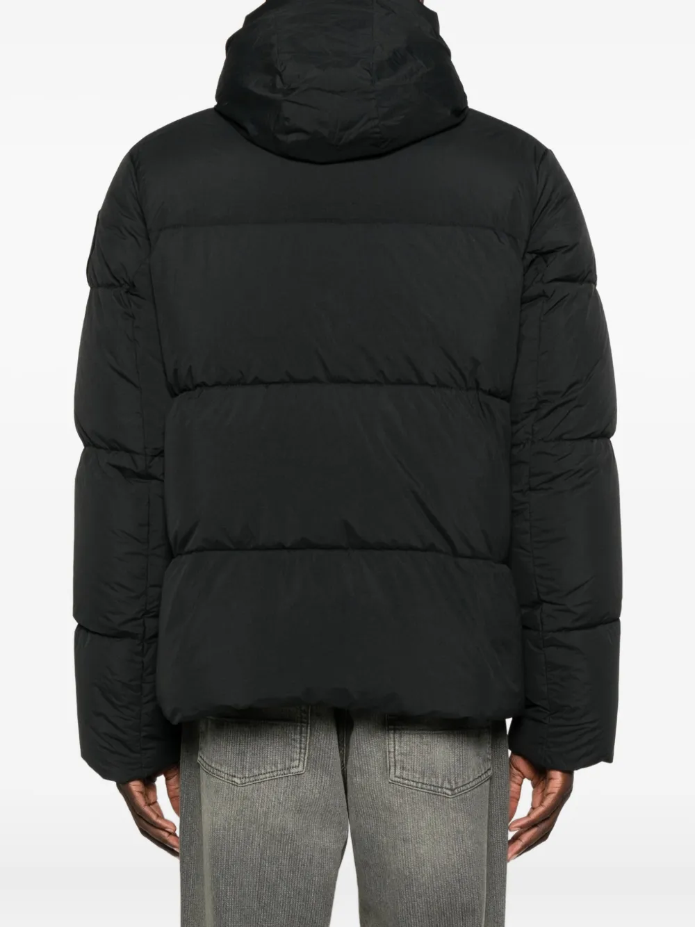 Canada Goose Donsjack met logopatroon Zwart