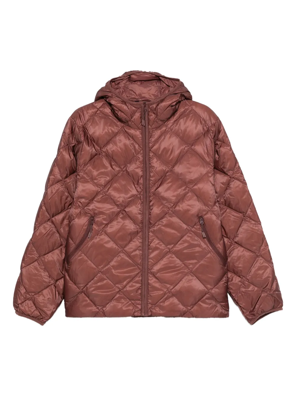 Hiking Patrol hooded quilted jacket | Brown | Image 1