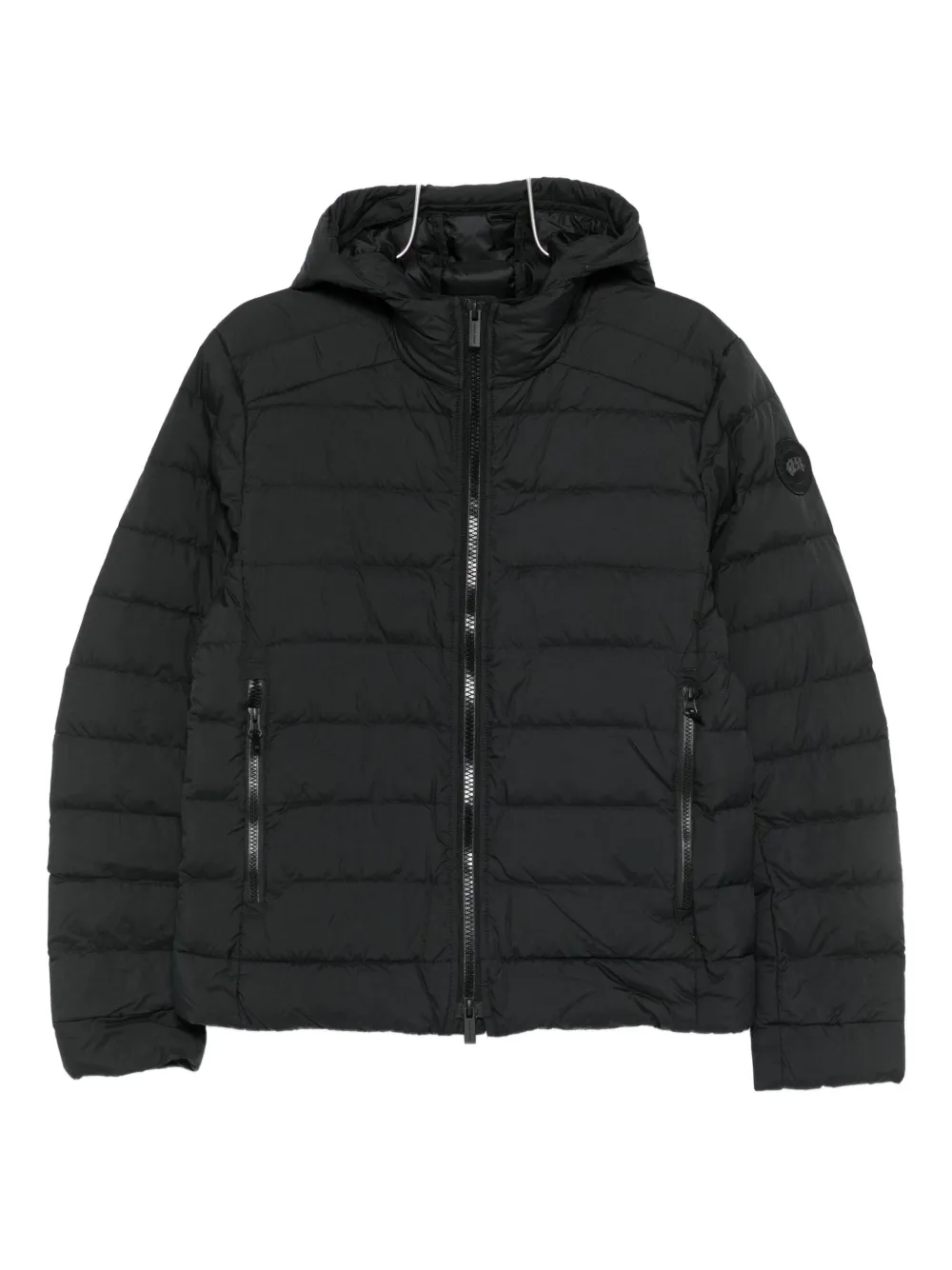 Canada Goose Crofton quilted hooded jacket Zwart
