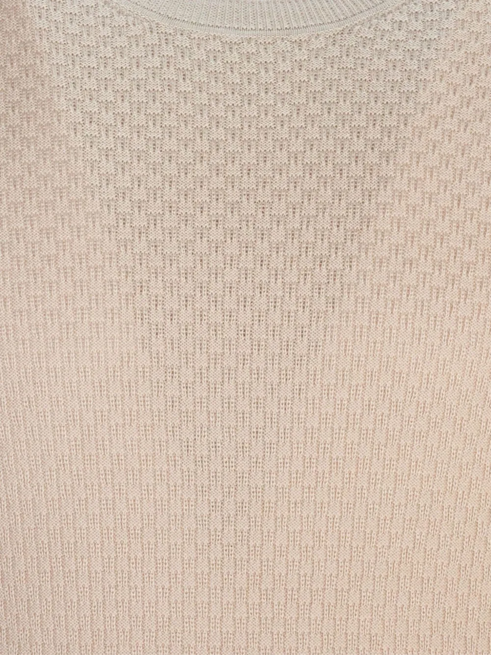 Canali T-shirt met ronde hals Beige