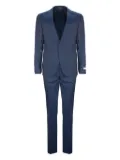Canali pinstripe-print wool suit - Blue