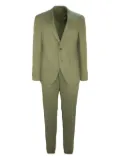 Canali two-button single-breasted linen suit - Green
