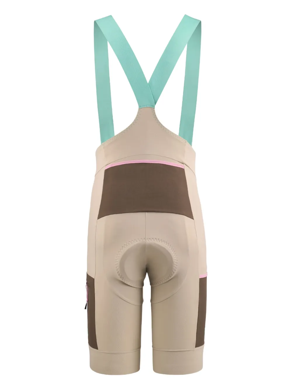 Pedaled bib-shorts Beige