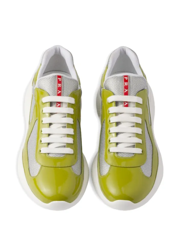 Prada アメリカズカップ スニーカー | グリーン | FARFETCH JP