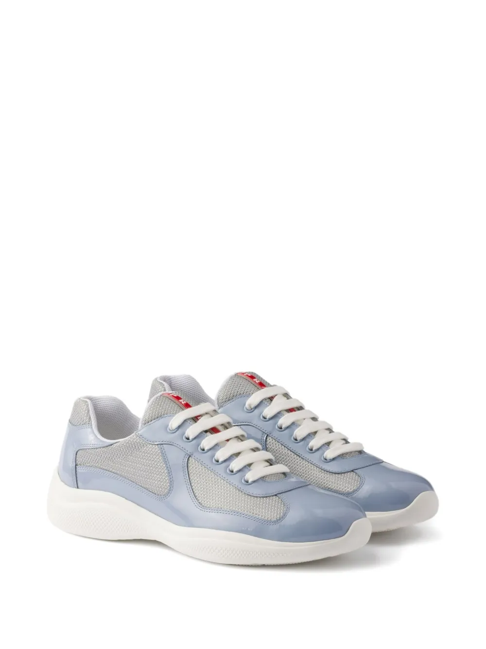 Prada America's Cup panelled sneakers Blue