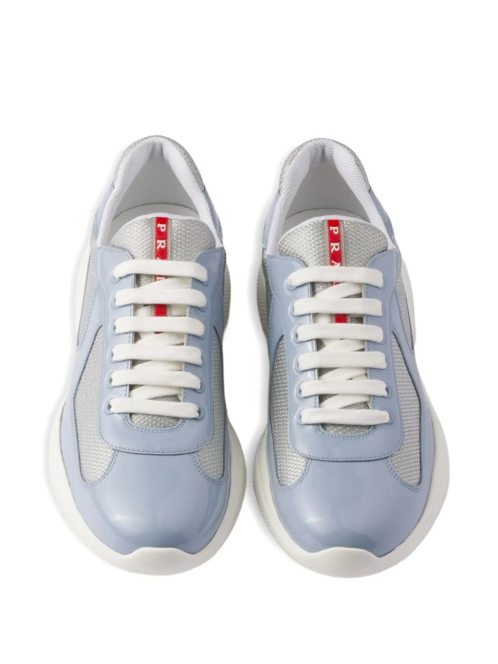 Prada America's Cup panelled sneakers Blue