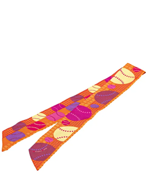 Hermès Pre-Owned 20th Century Balles de Tennis Silk Twilly Scarf scarves