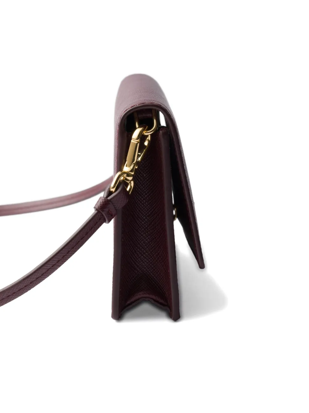 Prada Leren portemonnee Rood