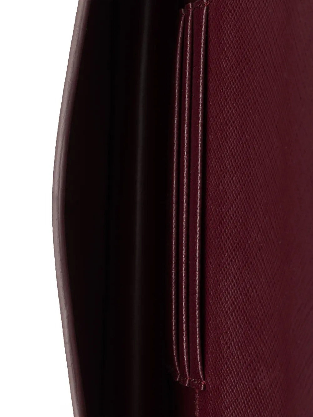 Prada Leren portemonnee Rood