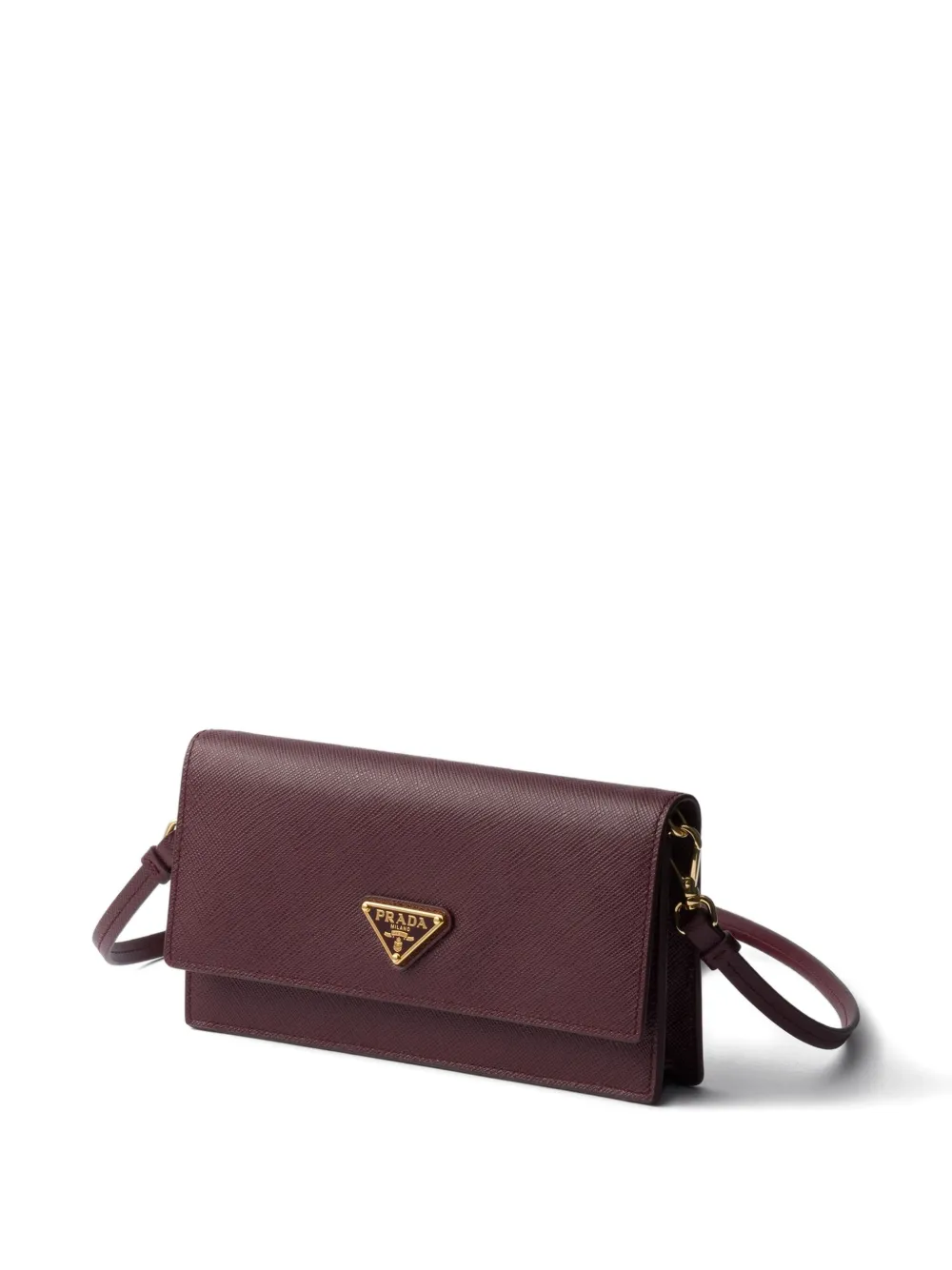 Prada Leren portemonnee Rood