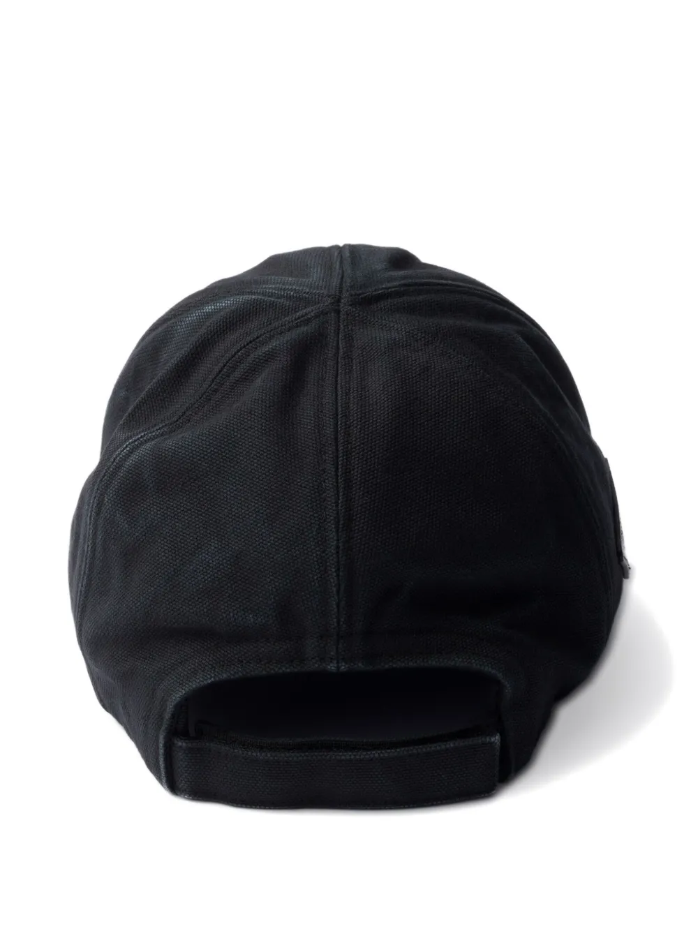Prada Honkbalpet met logo - Zwart