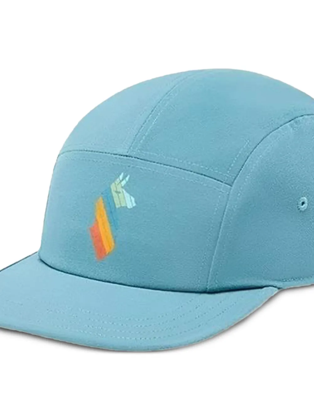 COTOPAXI Honkbalpet met vijf vlakken en lama-streep - Blauw