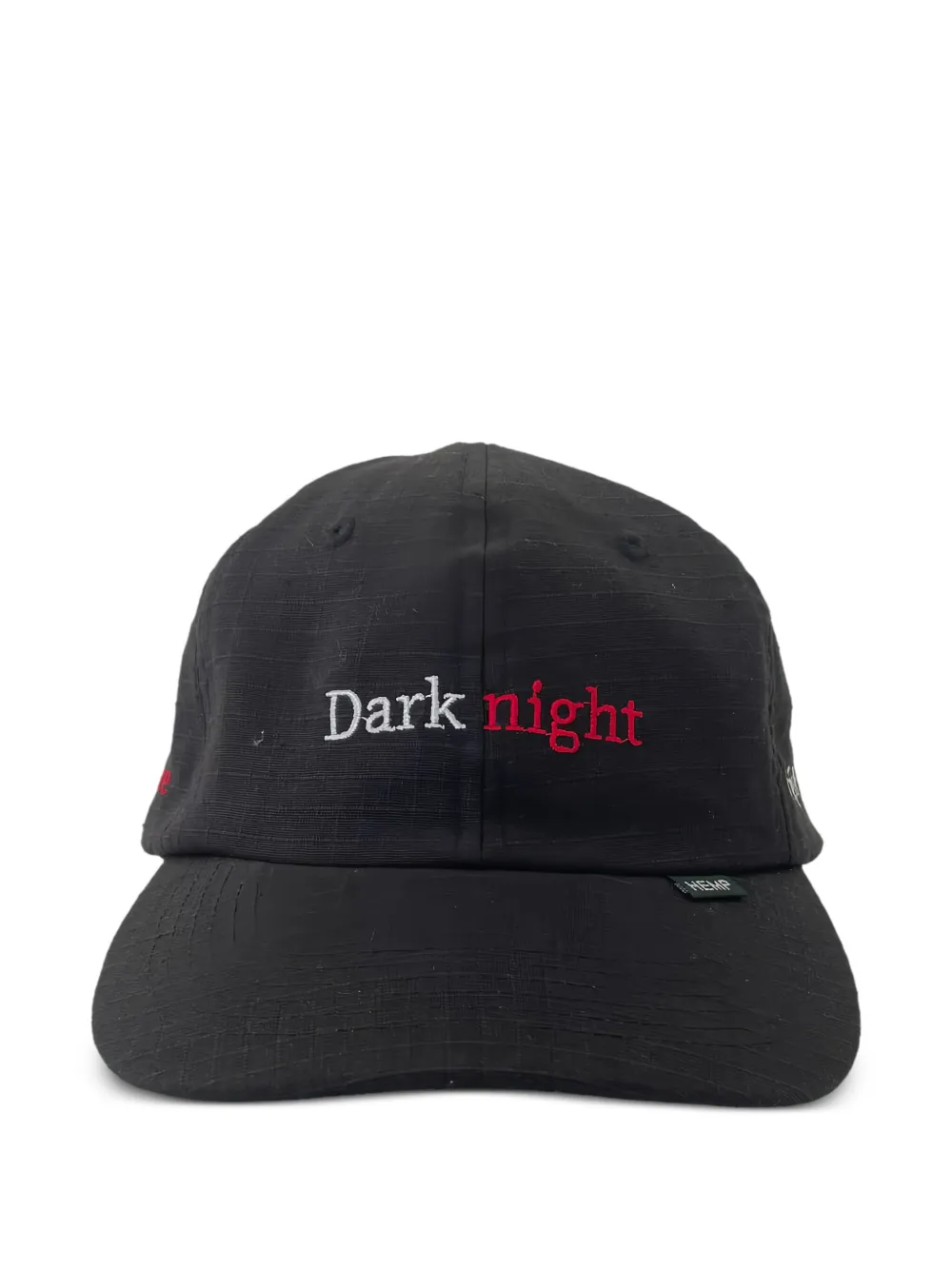 MANASTASH embroidered-text baseball cap | Black | Image 1