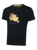 La Sportiva three-wheeler-print T-shirt - Black