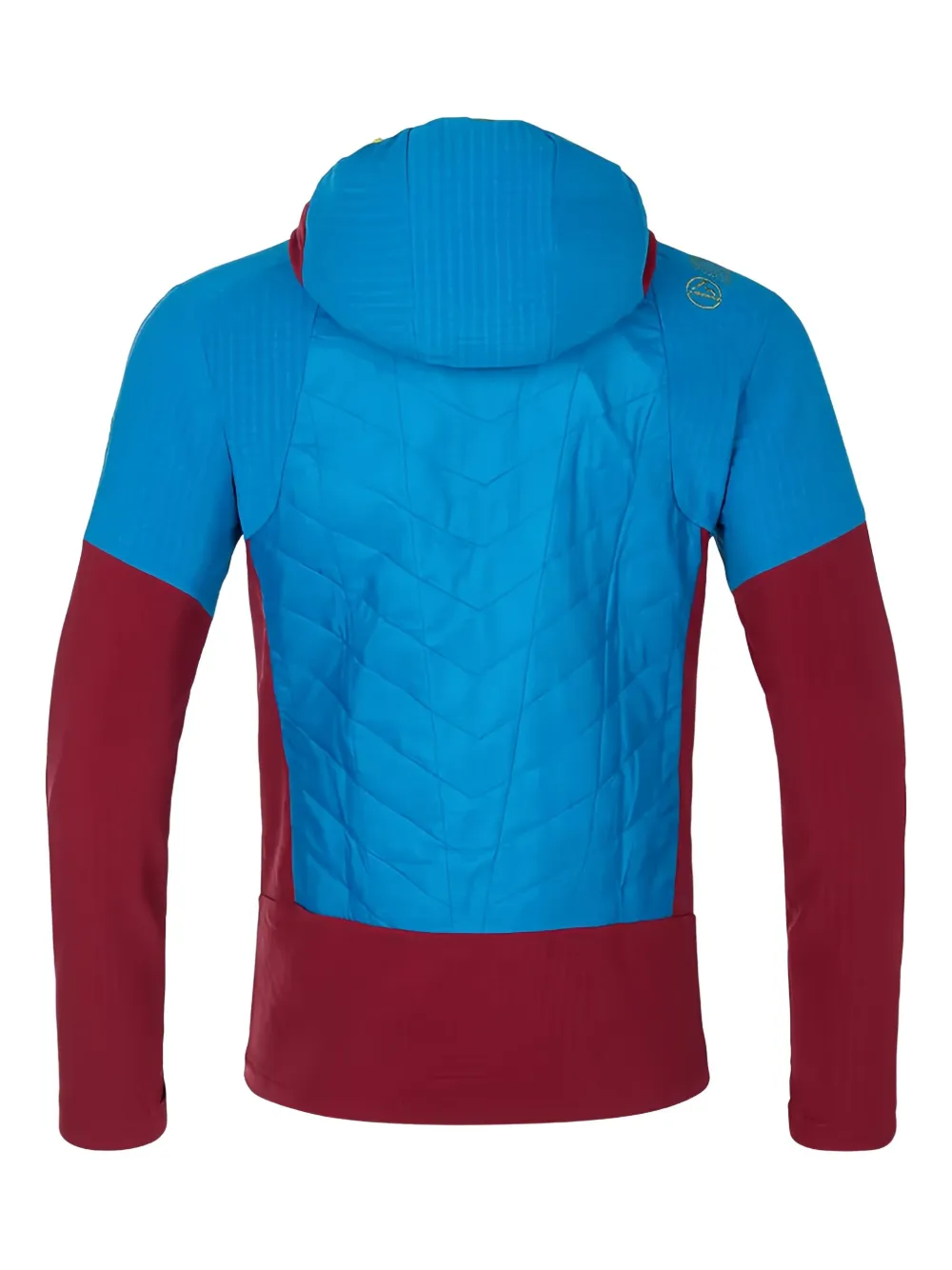 La Sportiva quilted hooded jacket Blauw