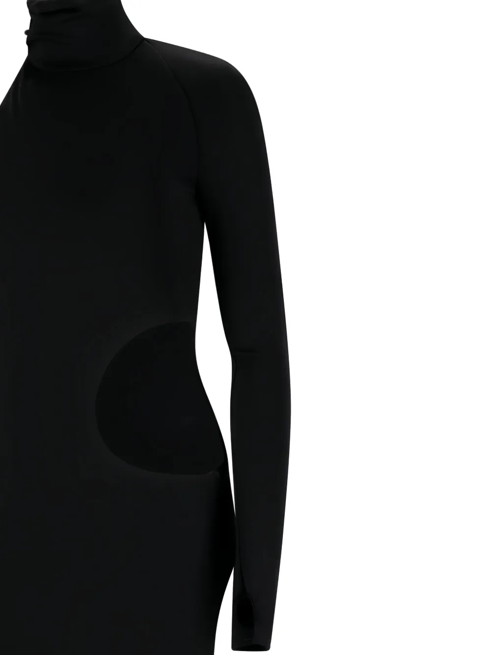 Alessandro Vigilante Cutout Maxi Dress In Black