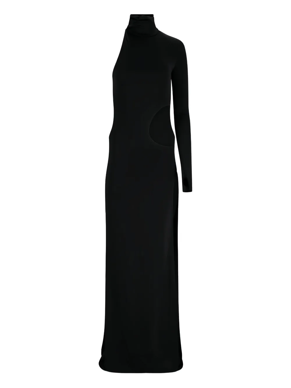 ALESSANDRO VIGILANTE cutout maxi dress - ブラック