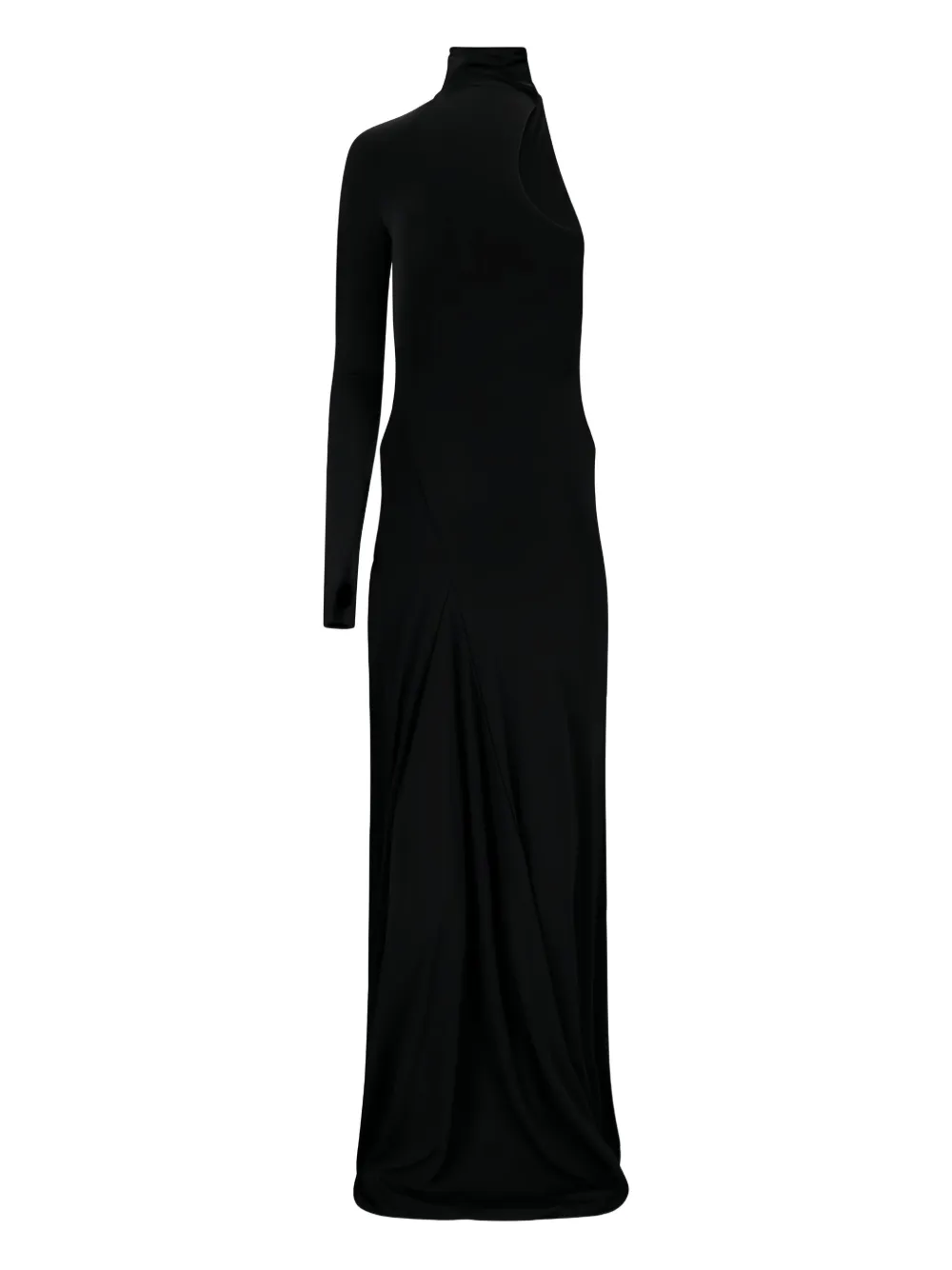 ALESSANDRO VIGILANTE cutout maxi dress - Zwart
