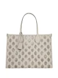 Gucci laser-cut leather tote bag - White